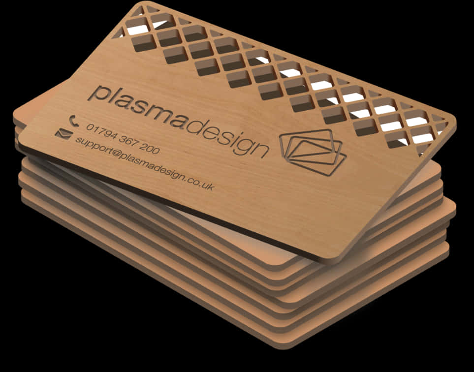 Metal Business Cards Stacked Design PNG Image