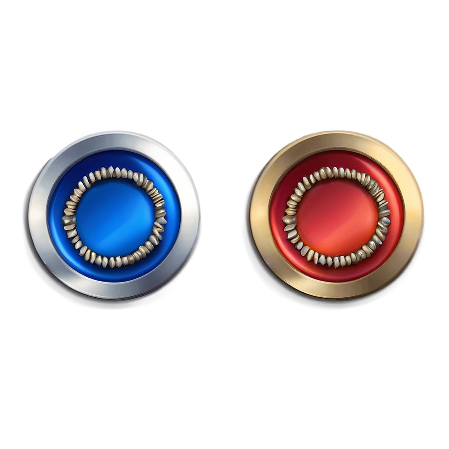 Metal Buttons Look Png 16 PNG Image