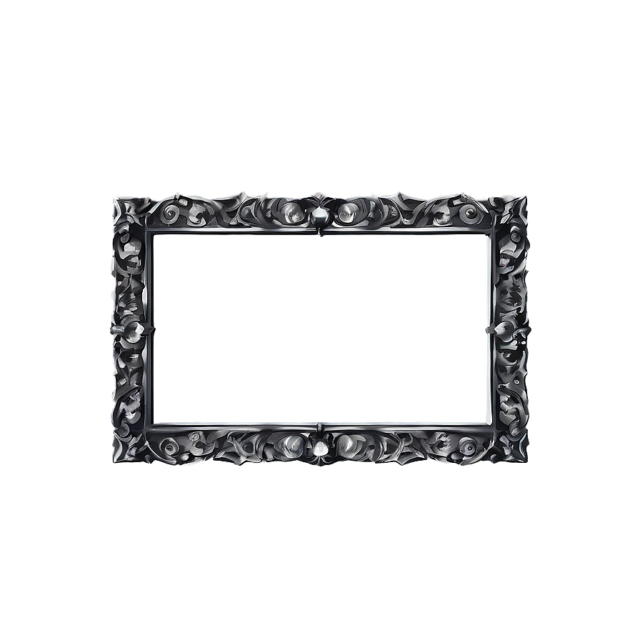 Metal Decorative Frame Png Mbm PNG Image