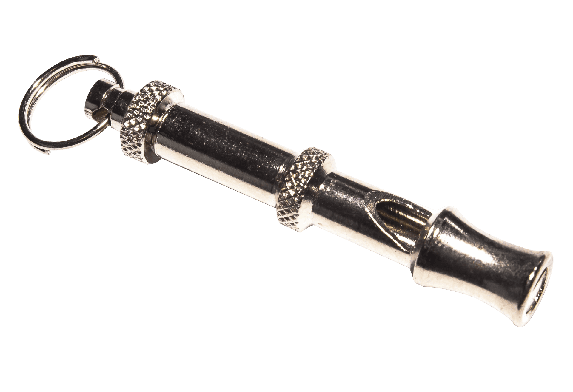 Metal Dog Whistle Keychain PNG Image