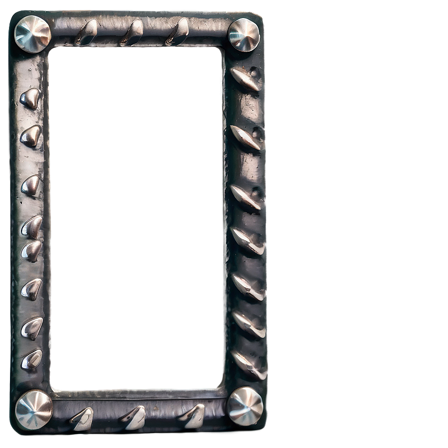 Metal Edge Photo Border Png Ptb PNG Image