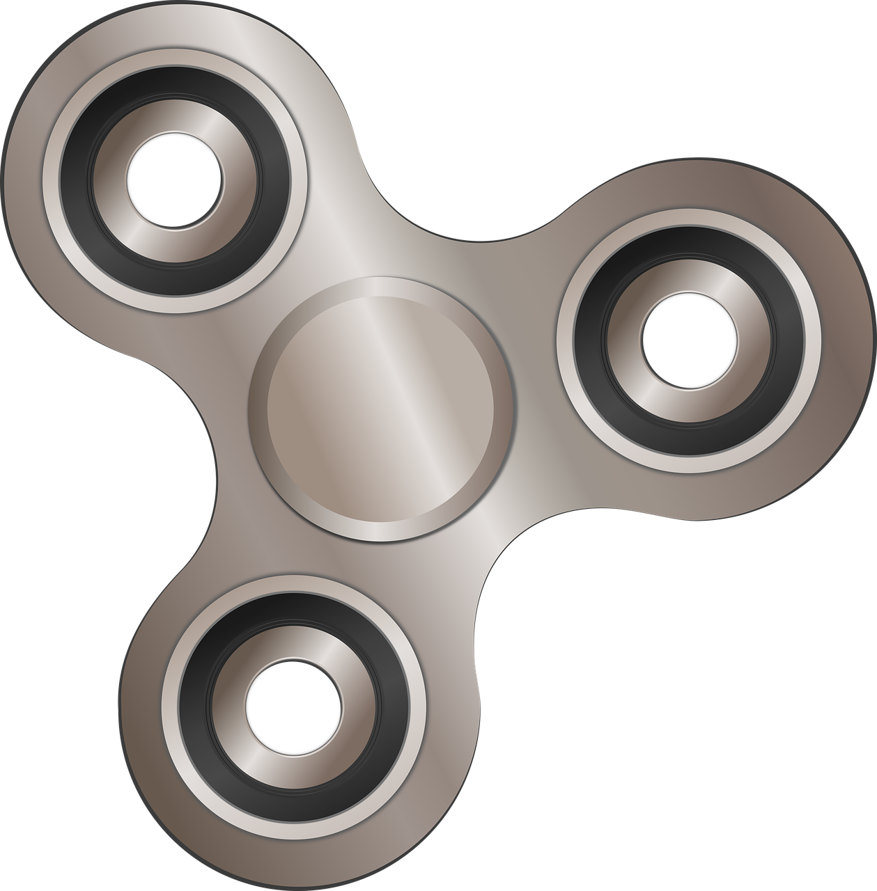 Metal Fidget Spinner Image PNG Image