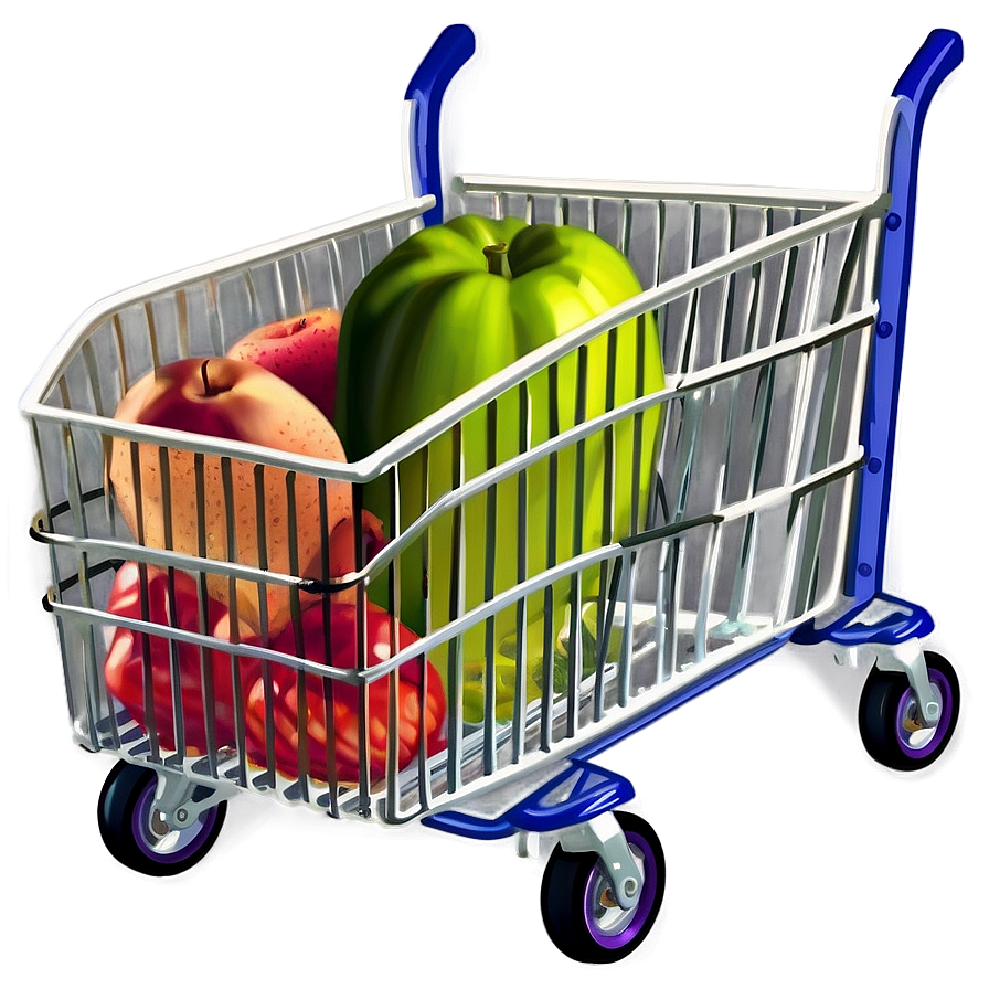 Metal Grocery Cart Png 84 PNG Image