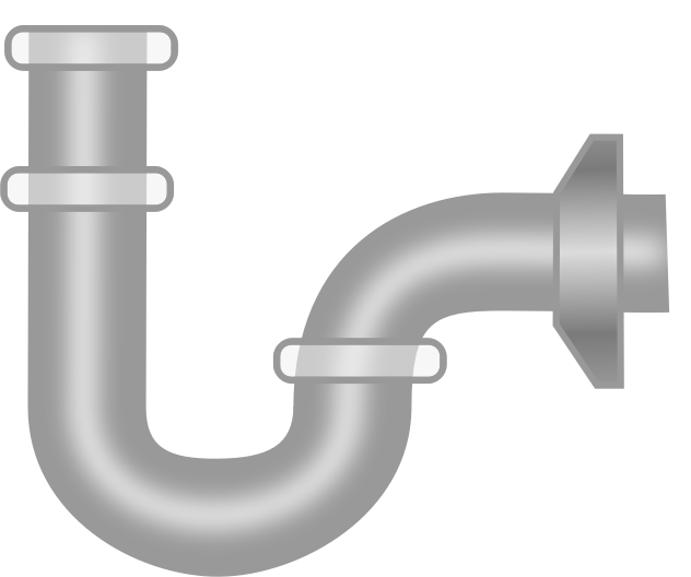 Metal Pipe Elbow Connection PNG Image