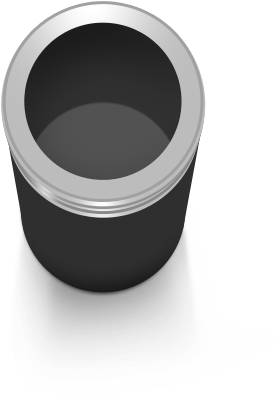 Metal Pipe End Cap3 D Rendering PNG Image