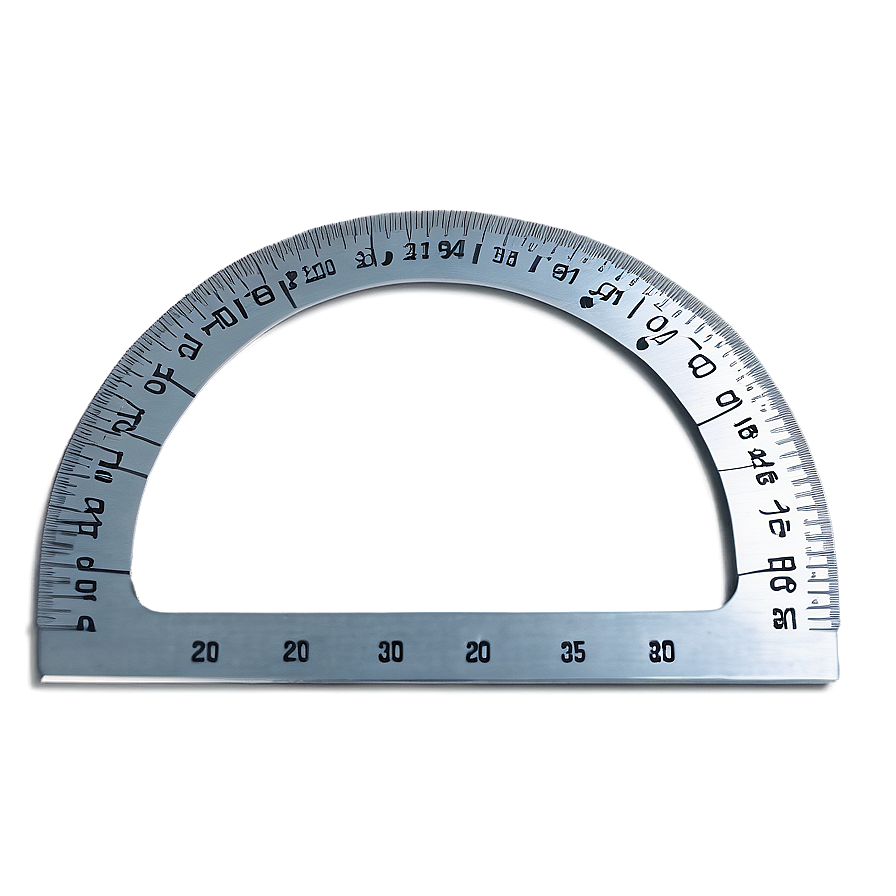 Metal Protractor Png Oxn PNG Image