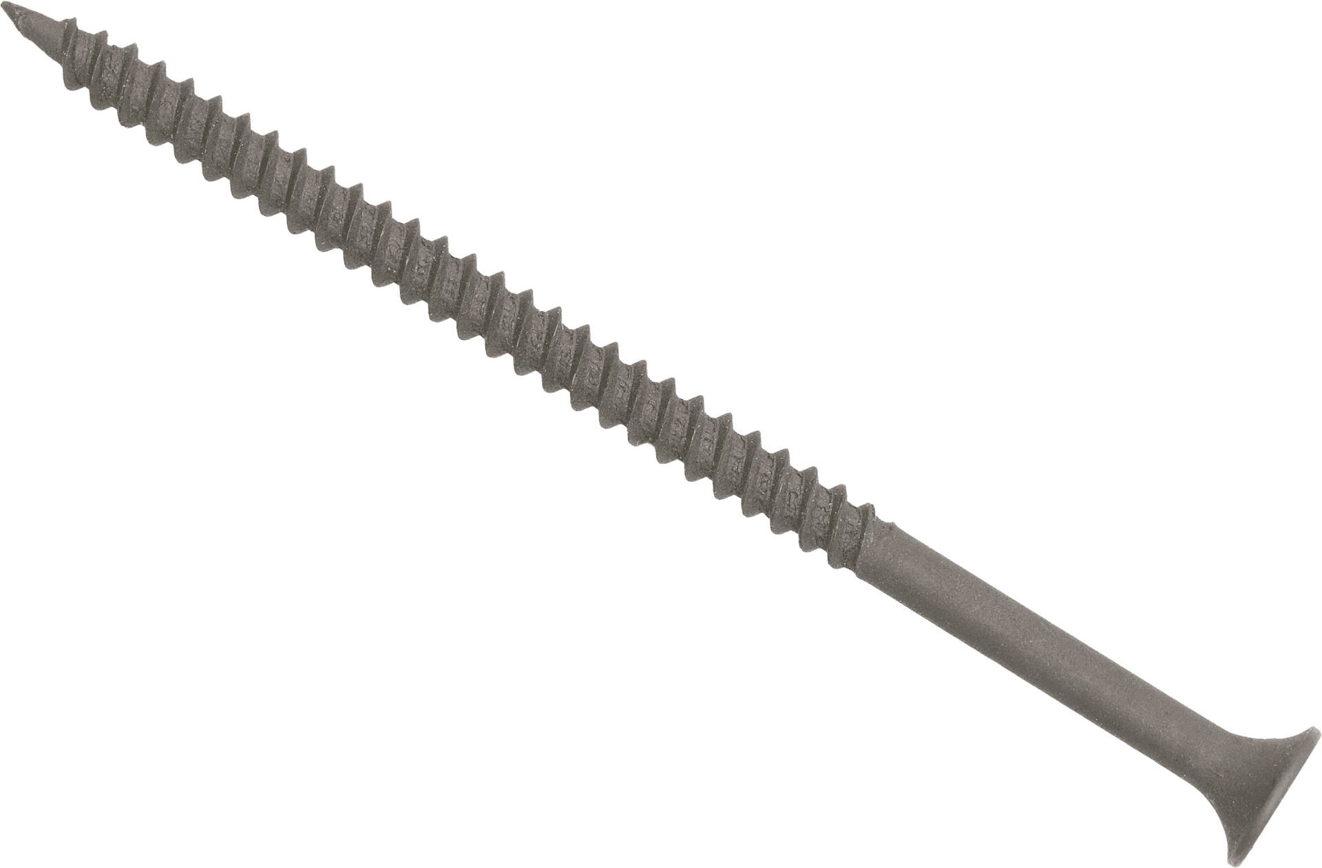 Metal Screw Isolatedon Blue Background PNG Image