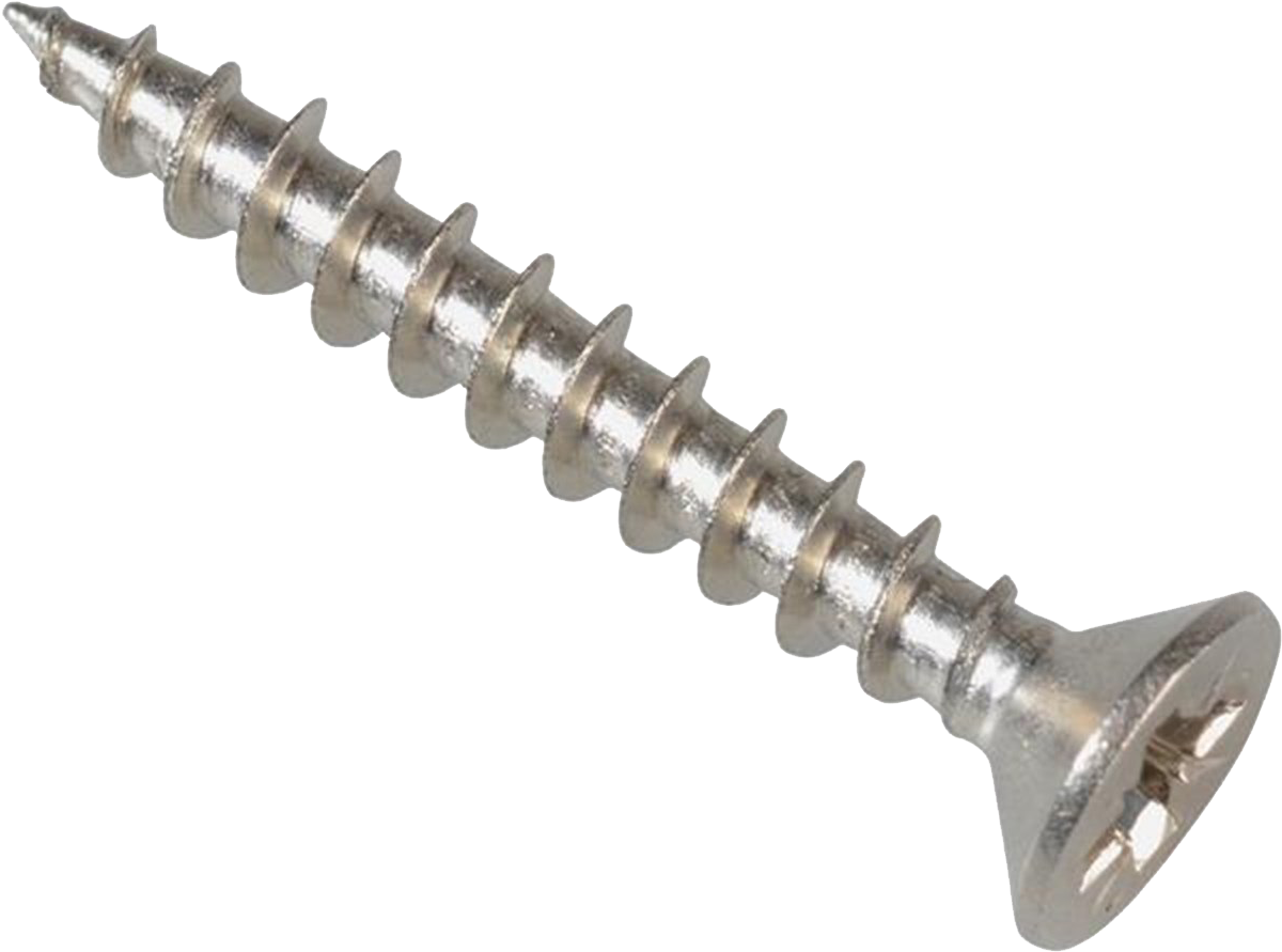 Metal Screw Isolatedon White PNG Image