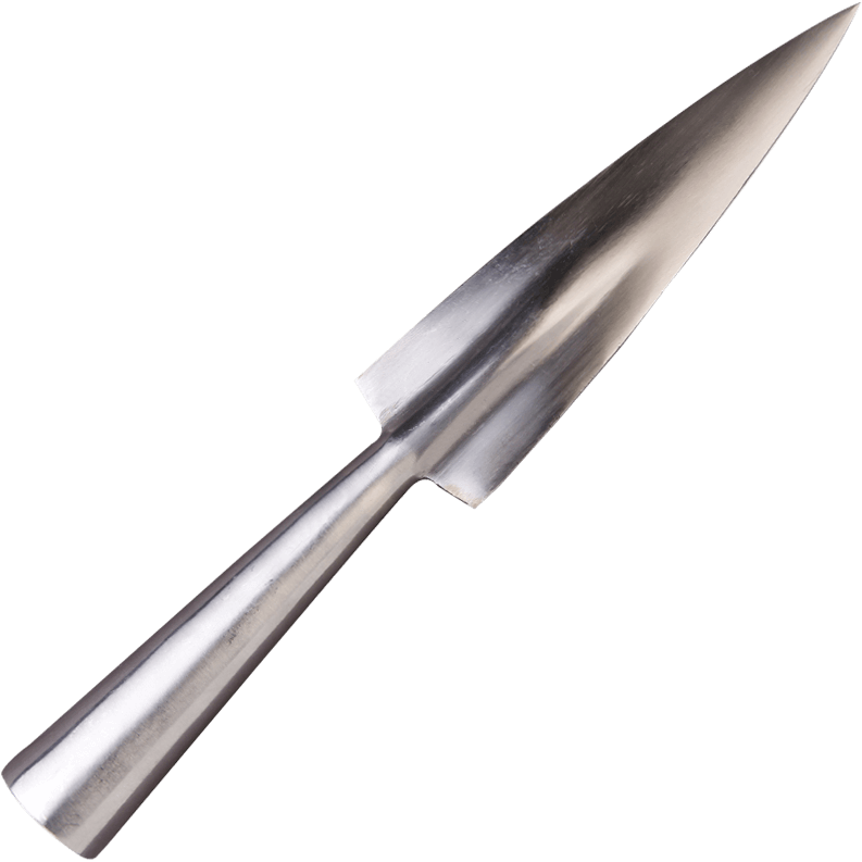 Metal Spearhead Closeup PNG Image