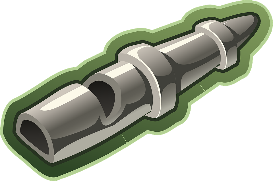 Metal Whistle Illustration PNG Image