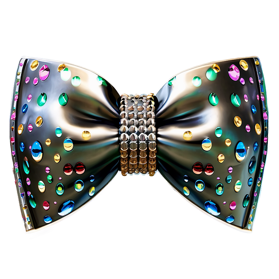 Metallic Bow Tie Shine Png Fsk PNG Image