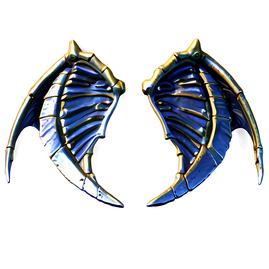 Metallic Dragon Wings Png Cnk PNG Image