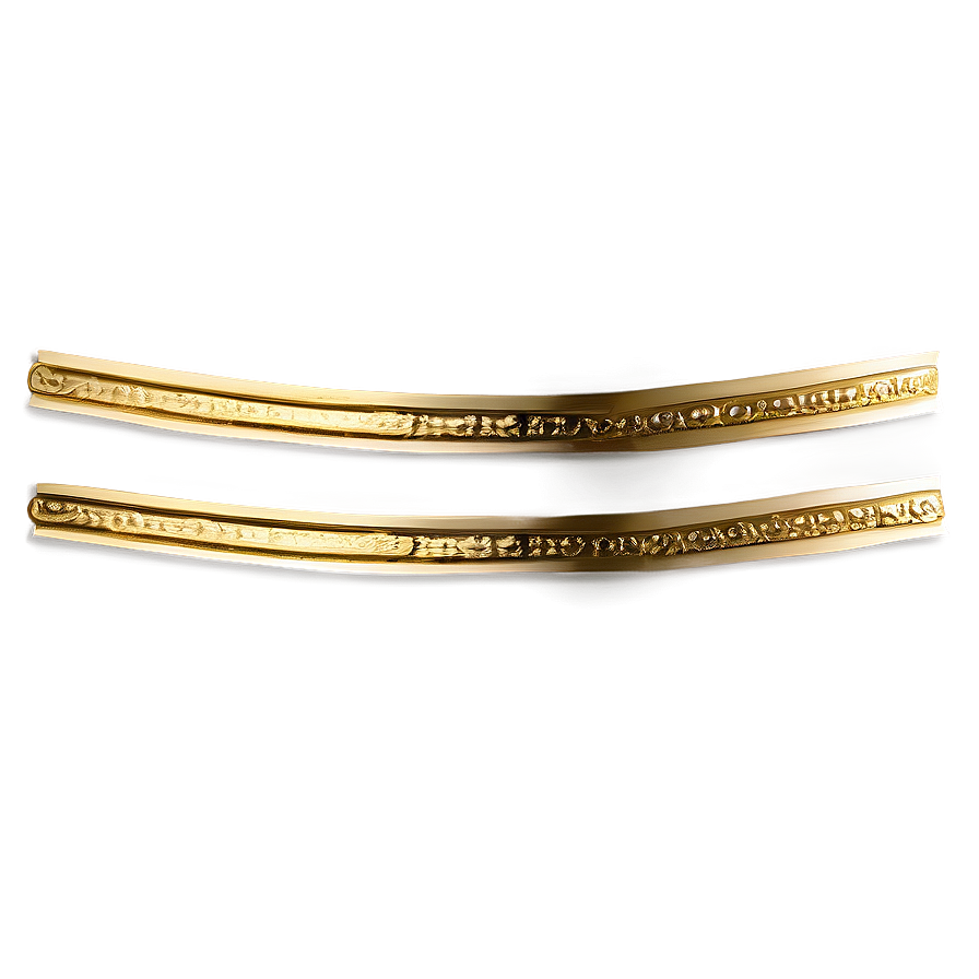 Metallic Gold Trim Png 65 PNG Image