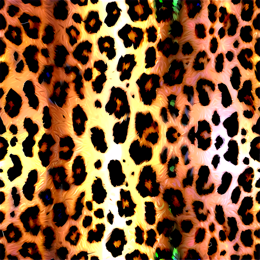 Metallic Leopard Print Png 2 PNG Image