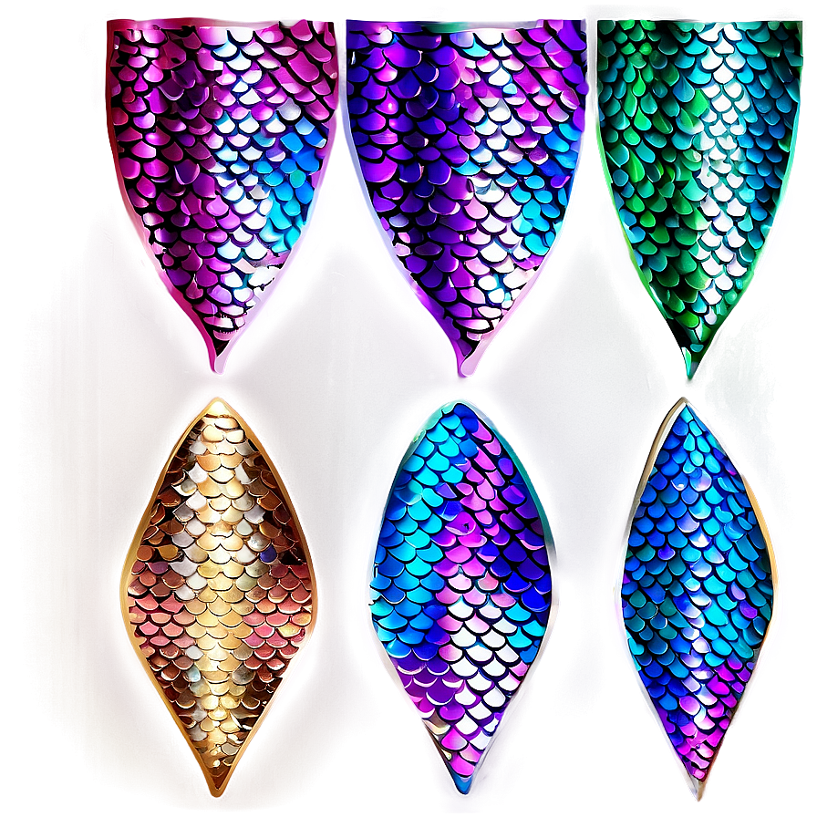 Metallic Mermaid Scales Effect Png Rji PNG Image