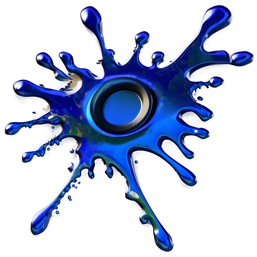 Metallic Splat Png 87 PNG Image