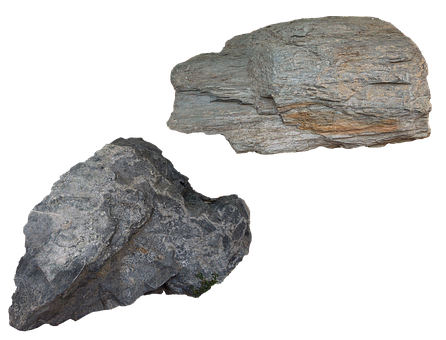 Metamorphic Rocks Black Background PNG Image