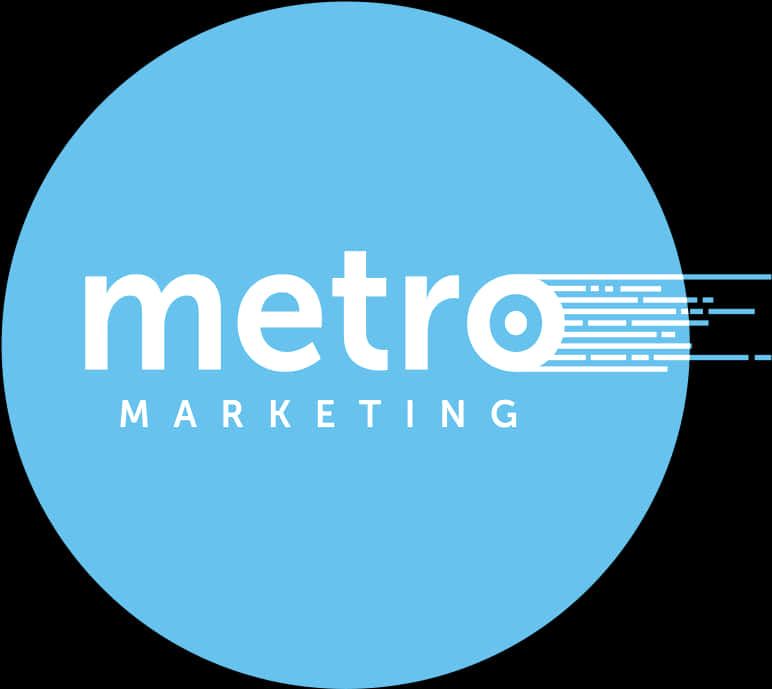 Metro Marketing Logo Design PNG Image