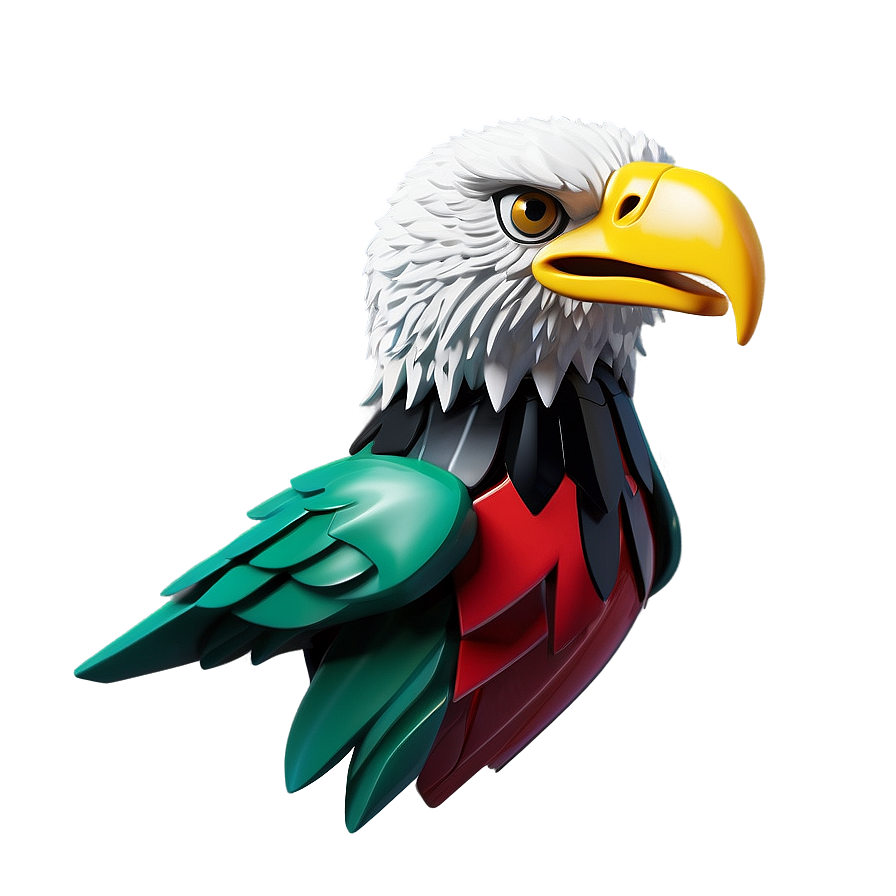 Mexican Eagle 3d Png 06132024 PNG Image