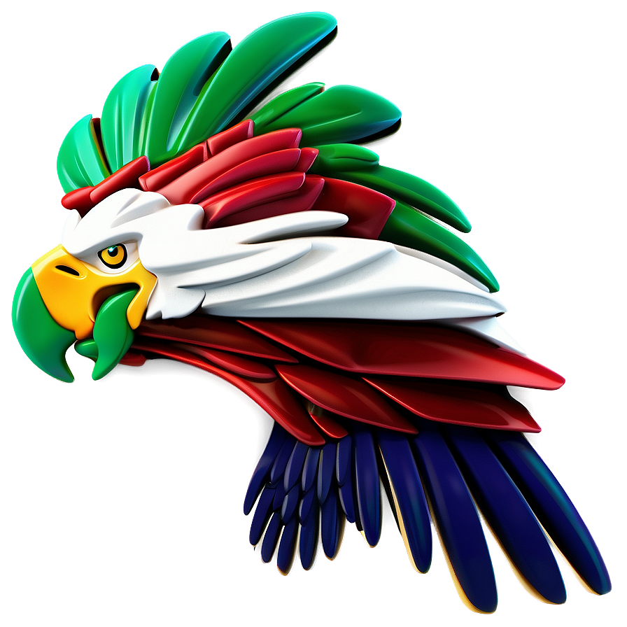 Mexican Eagle 3d Png 12 PNG Image