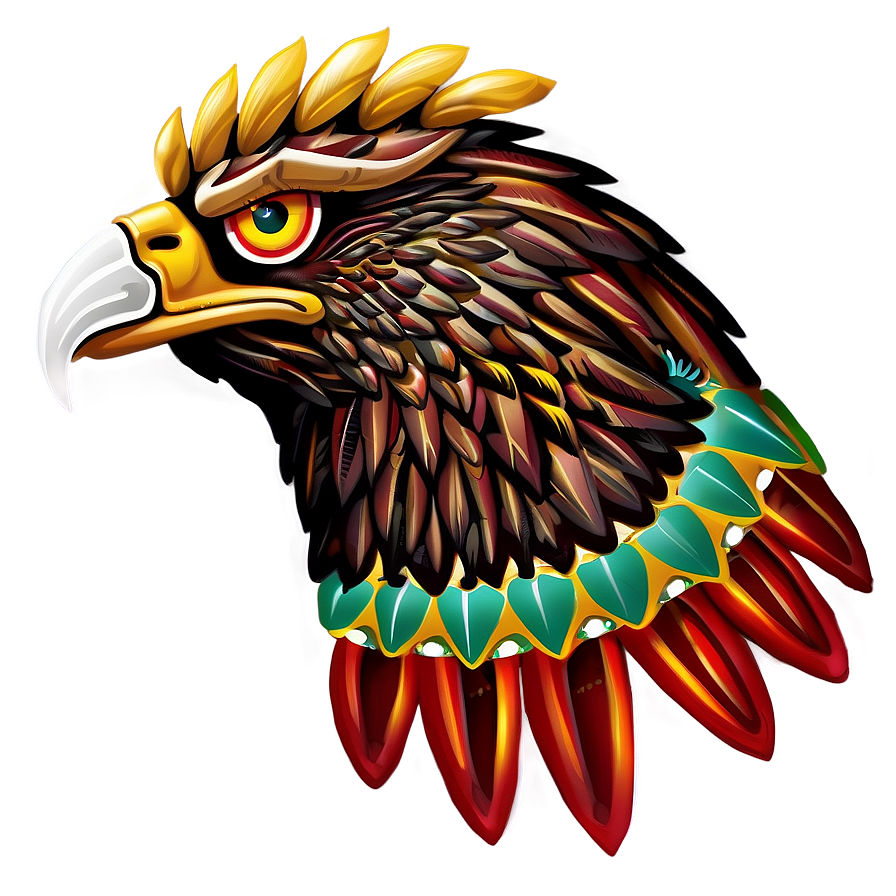 Mexican Eagle Ancestral Art Png 17 PNG Image