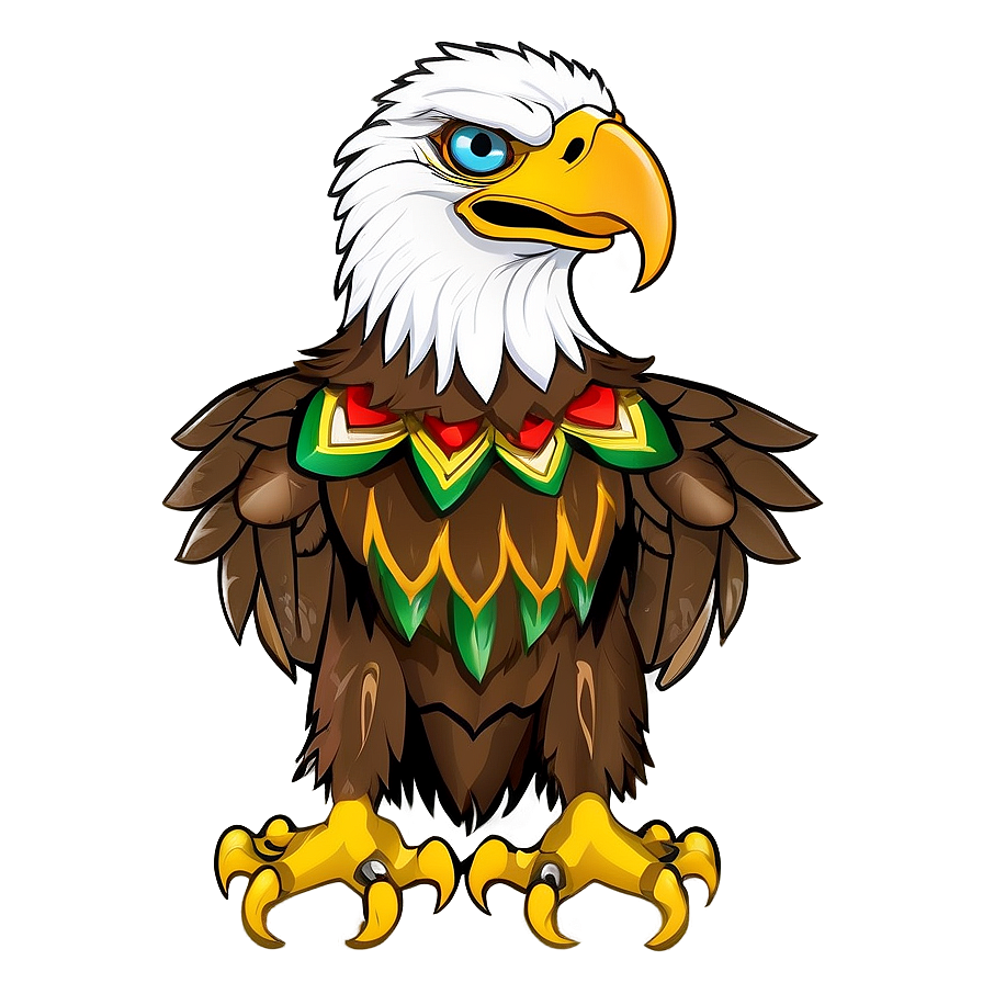 Mexican Eagle Cartoon Png Qmj36 PNG Image