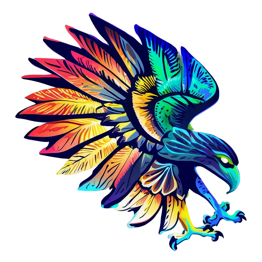 Mexican Eagle In Sunset Png Gpd PNG Image