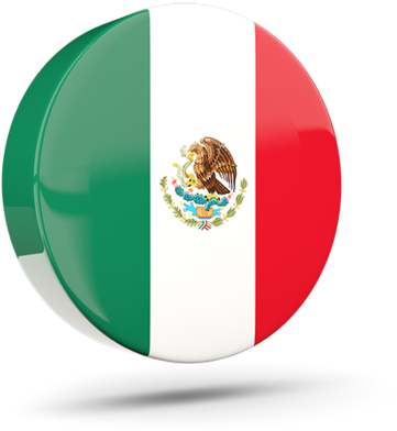 Mexican Flag Sphere3 D Rendering PNG Image