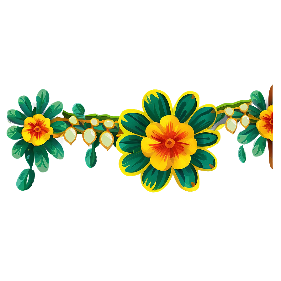 Mexican Flower Garlands Png Wiv53 PNG Image