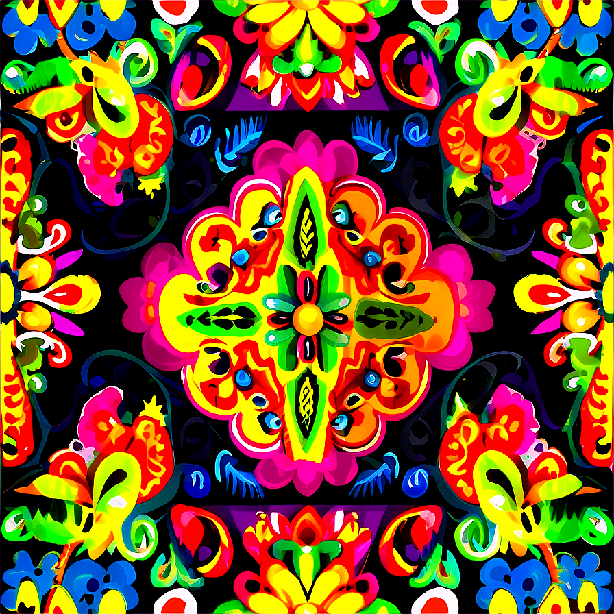 Mexican Folk Art Patterns Png Afh31 PNG Image