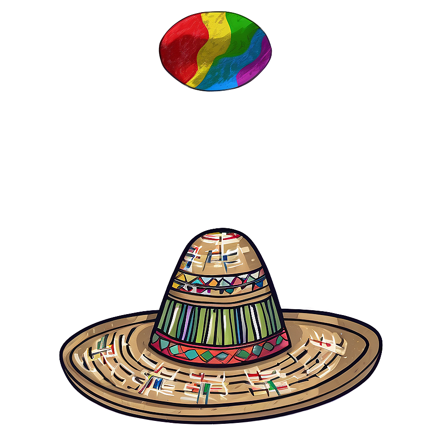 Mexican Hat Drawing Png Kjj87 PNG Image