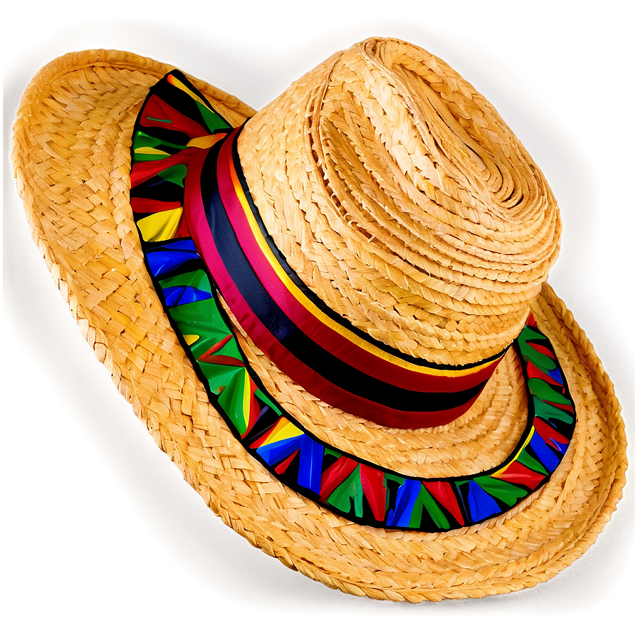 Mexican Hat With Ribbons Png Ewh18 PNG Image