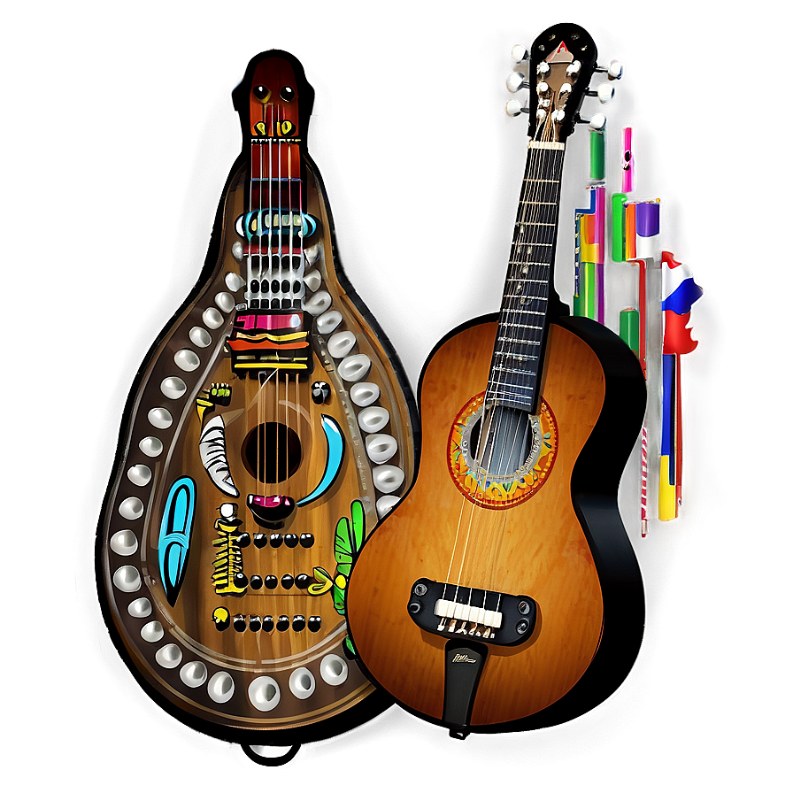 Mexican Music Instruments Png 05212024 PNG Image