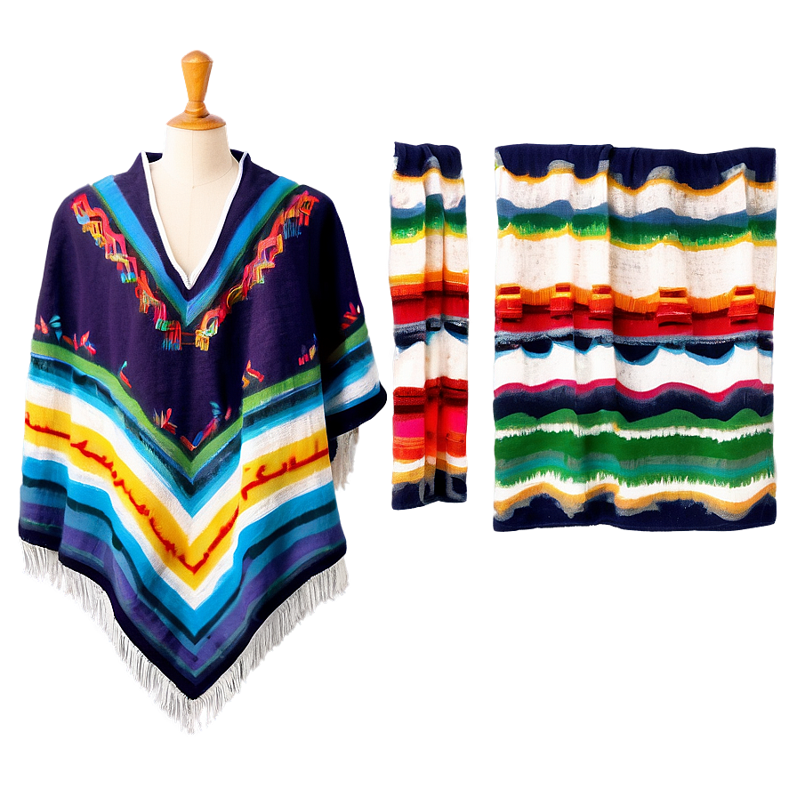 Mexican Poncho Blanket Style Png 85 PNG Image