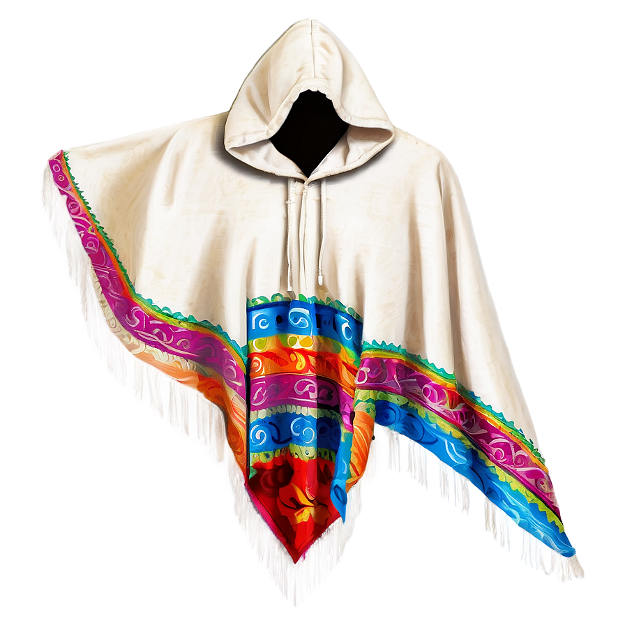 Mexican Poncho Costume Png Qdo PNG Image