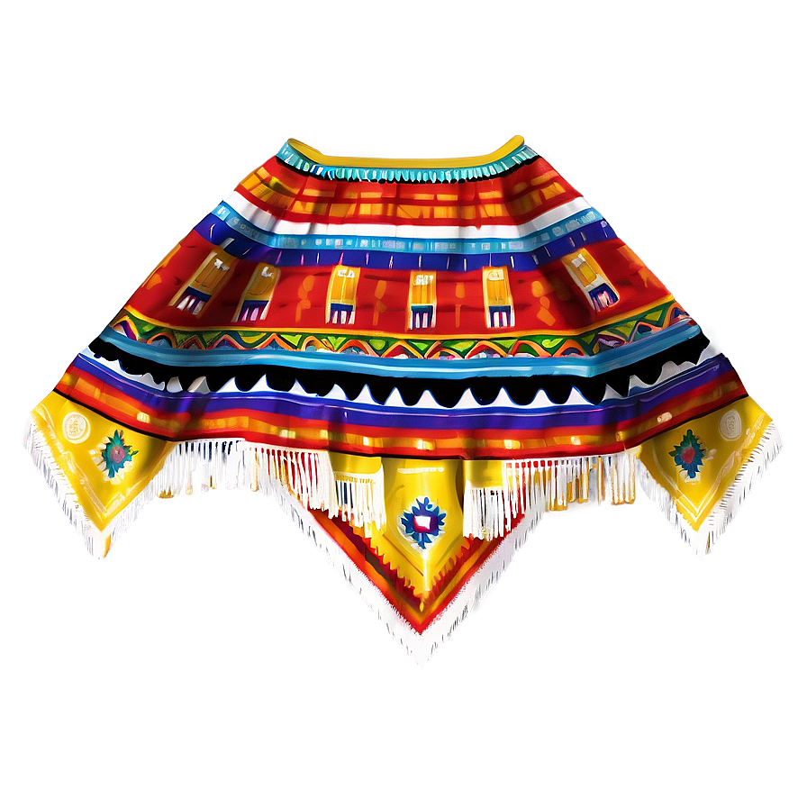 Mexican Poncho Cultural Icon Png 06282024 PNG Image