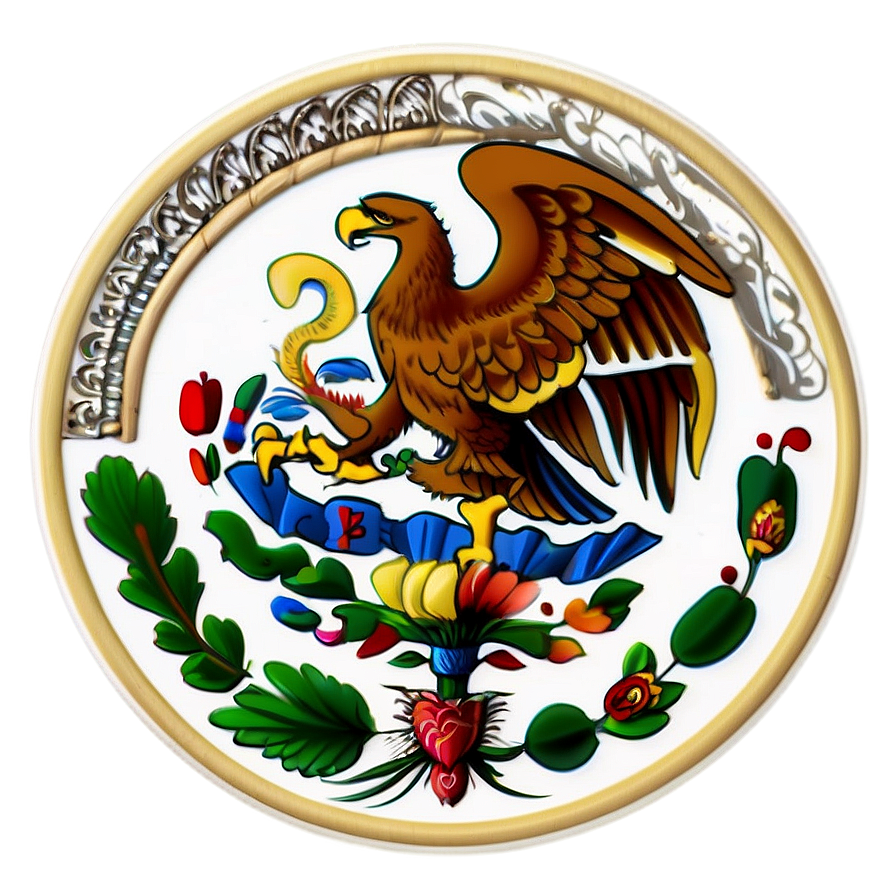 Mexico Eagle Heritage Illustration Png Nvp95 PNG Image