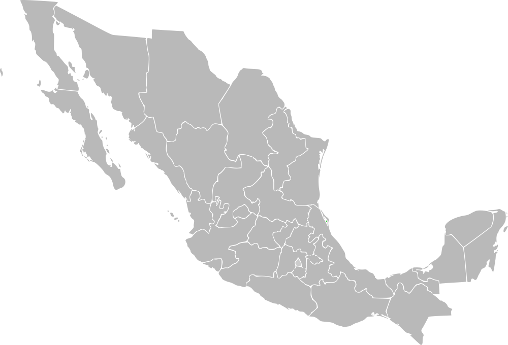 Mexico Outline Map PNG Image