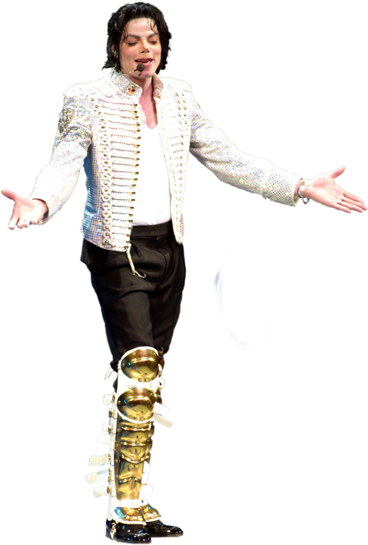 Michael Jackson Iconic Pose PNG Image