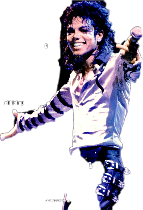 Michael Jackson Iconic Pose PNG Image