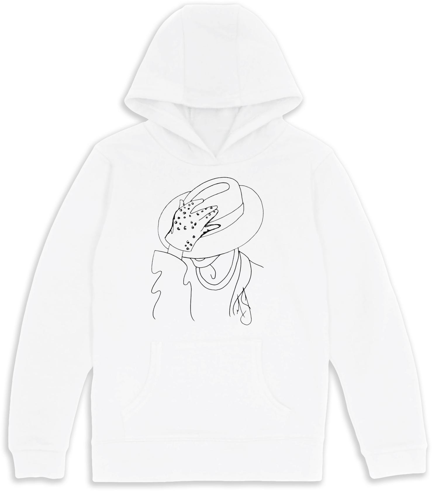 Michael Jackson Inspired Hoodie Design PNG Image