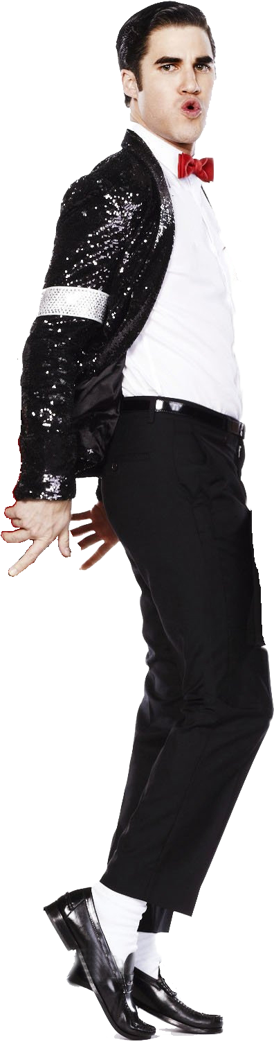 Michael Jackson Inspired Pose PNG Image