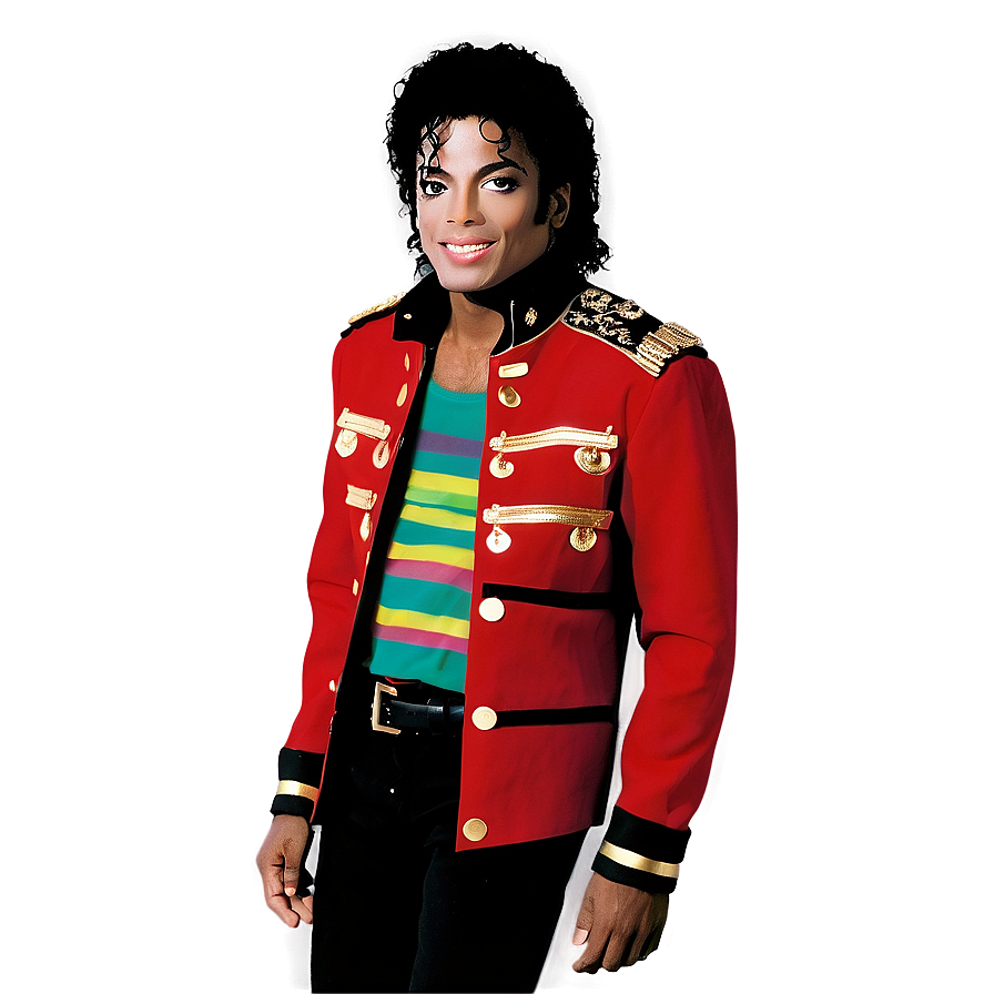 Michael Jackson Red Jacket Png 06252024 PNG Image