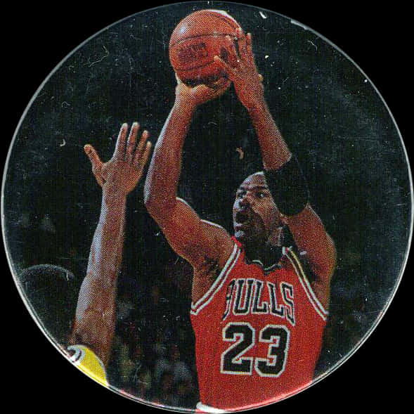 Michael Jordan Basketball Shot PNG Image