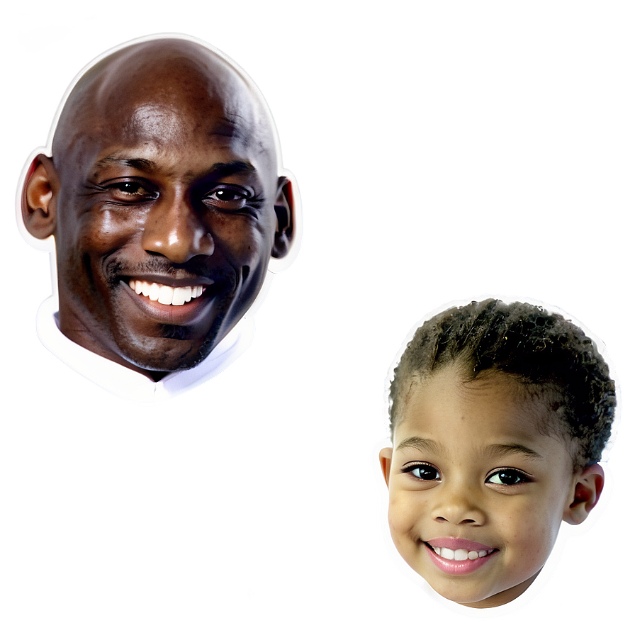 Michael Jordan Family Moments Png 05212024 PNG Image