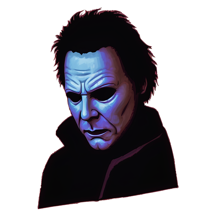 Michael Myers Face Silhouette Png Yty84 PNG Image