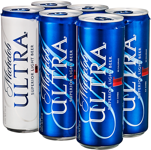 Michelob Ultra Beer Cans PNG Image