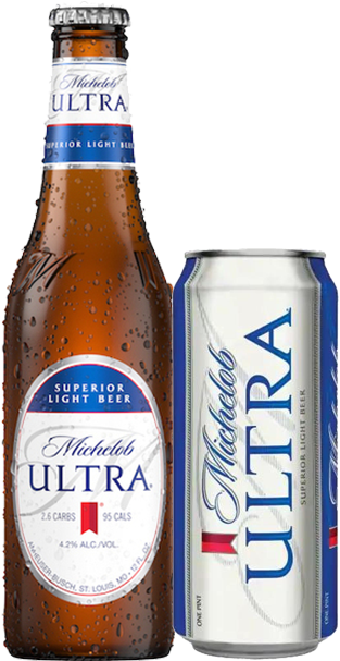 Michelob Ultra Bottleand Can PNG Image