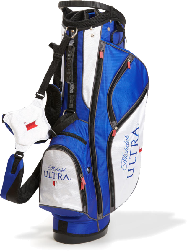 Michelob Ultra Branded Golf Bag PNG Image