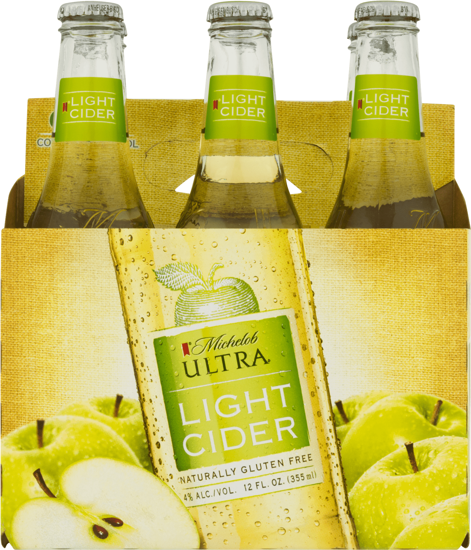 Michelob Ultra Light Cider Bottles PNG Image